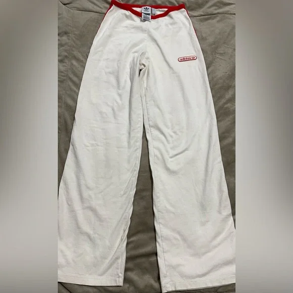 Adidas Vintage-Style Wide-Leg Joggers - Women’s Size XS - Picture 2 of 6